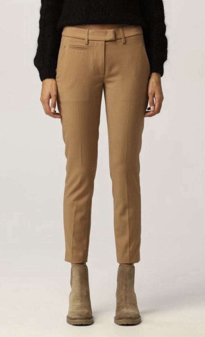 NWT Dondup Perfect Slim Leg Tailored Trousers •27•Wool Blend Made In Italy $450